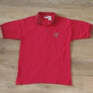 Vintage The Edge Tampa Bay Buccaneers Polo Shirt Size L